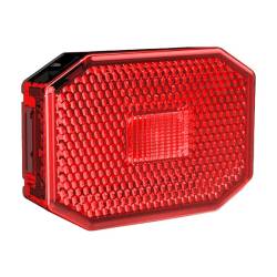 Lampa gabarit 63x63 cu LED, cu suport lateral,rosie FT-069 C1 Fristom