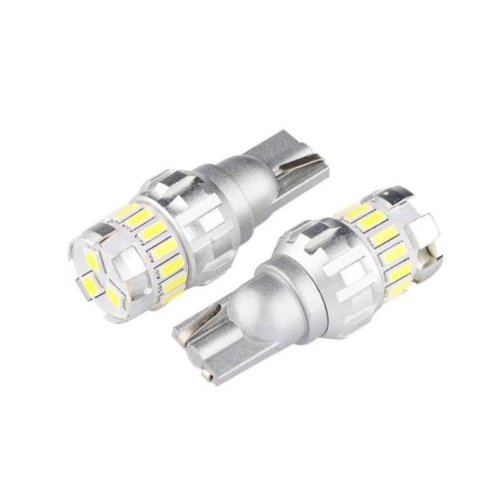 Set 2 becuri T10, 18 LED-uri 3014+3030, 12-24V W5W, CANBus VISION 58276 Carmotion
