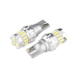 Set 2 becuri T10, 18 LED-uri 3014+3030, 12-24V W5W, CANBus VISION 58276 Carmotion