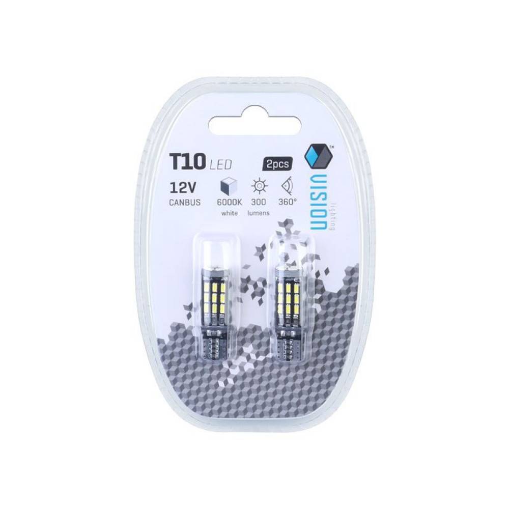 Set 2 becuri T10 24 LED-uri, 12V W5W 1.8W CANBUS Vision 58252 Carmotion Set 2 becuri T10 24 LED-uri, 12V W5W 1.8W CANBUS Vision 58252 Carmotion