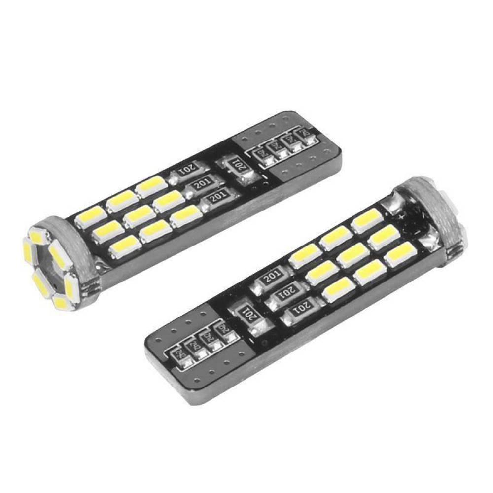Set 2 becuri T10 24 LED-uri, 12V W5W 1.8W CANBUS Vision 58252 Carmotion Set 2 becuri T10 24 LED-uri, 12V W5W 1.8W CANBUS Vision 58252 Carmotion