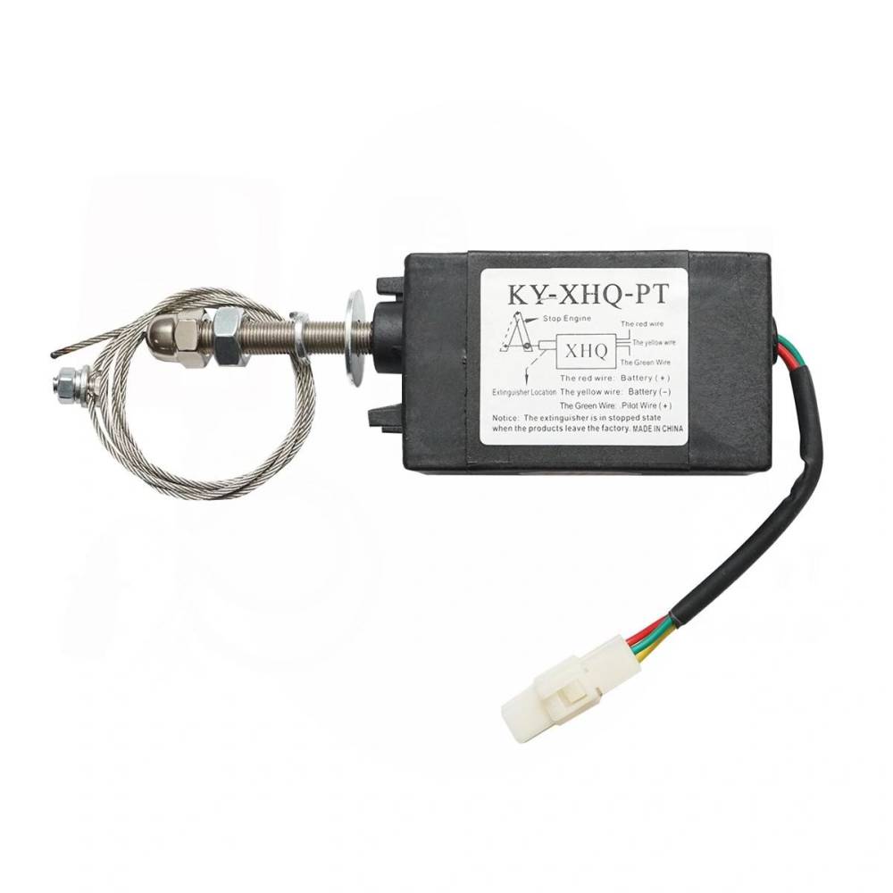 Telecomanda wireless pentru troliu Tractor Forestier cu mecanism de reglare a turatiei motorului din telecomanda, fara functia de retinere, model Q600 LCC 12V BK77504