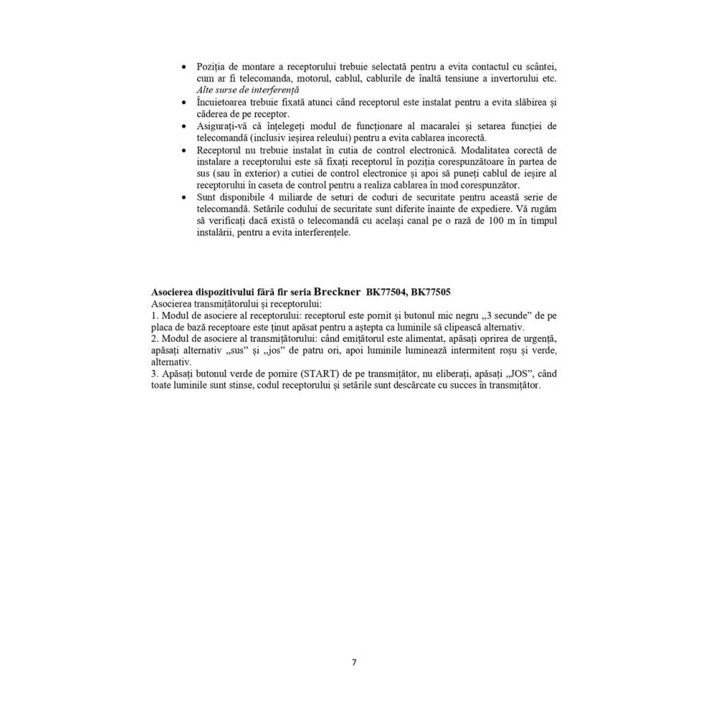 Telecomanda wireless pentru troliu Tractor Forestier cu mecanism de reglare a turatiei motorului din telecomanda, fara functia de retinere, model Q600 LCC 12V BK77504
