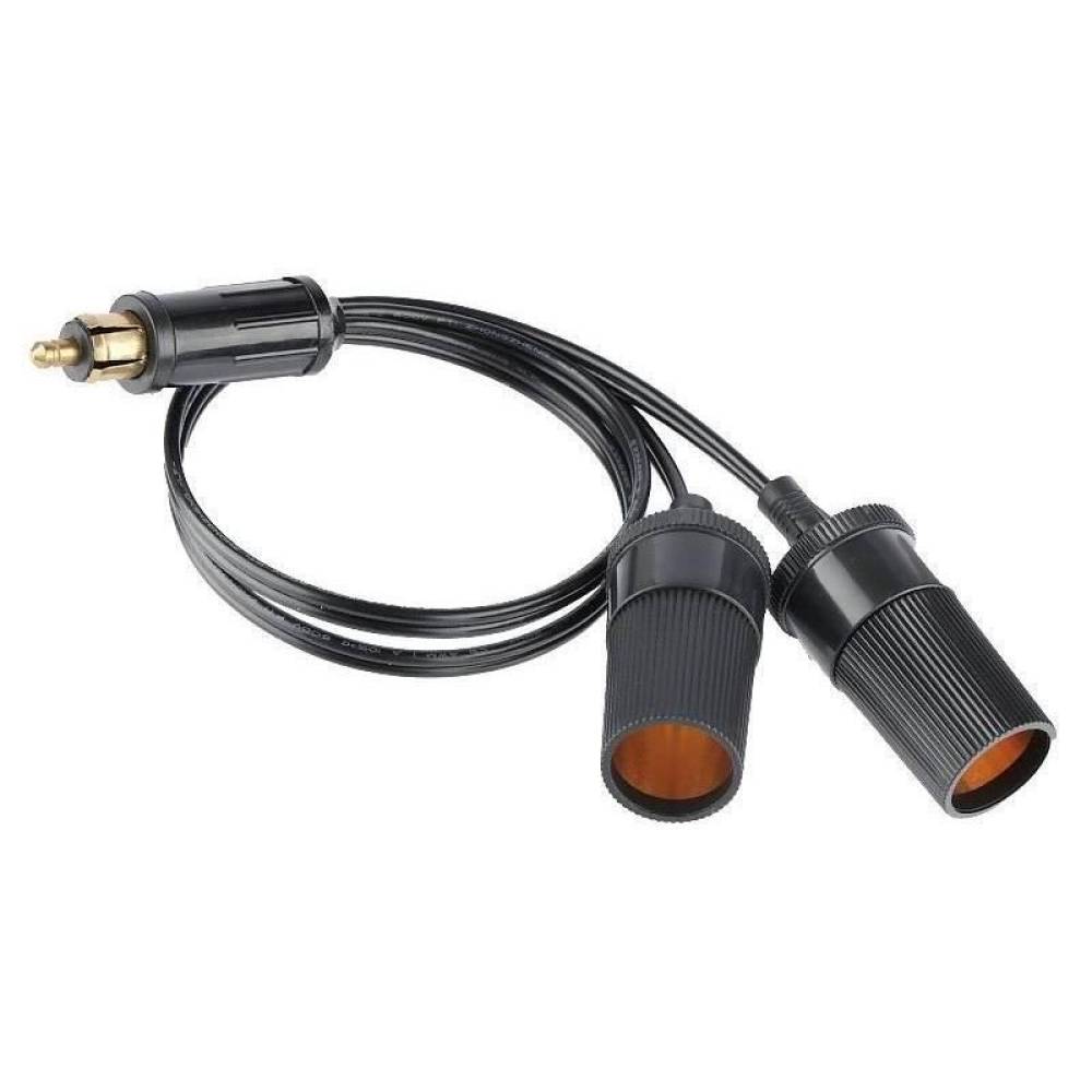Stecher DIN cu 2 prize 12/24V, tip Y, cu 2 fire 2x36cm 86119 Carmotion