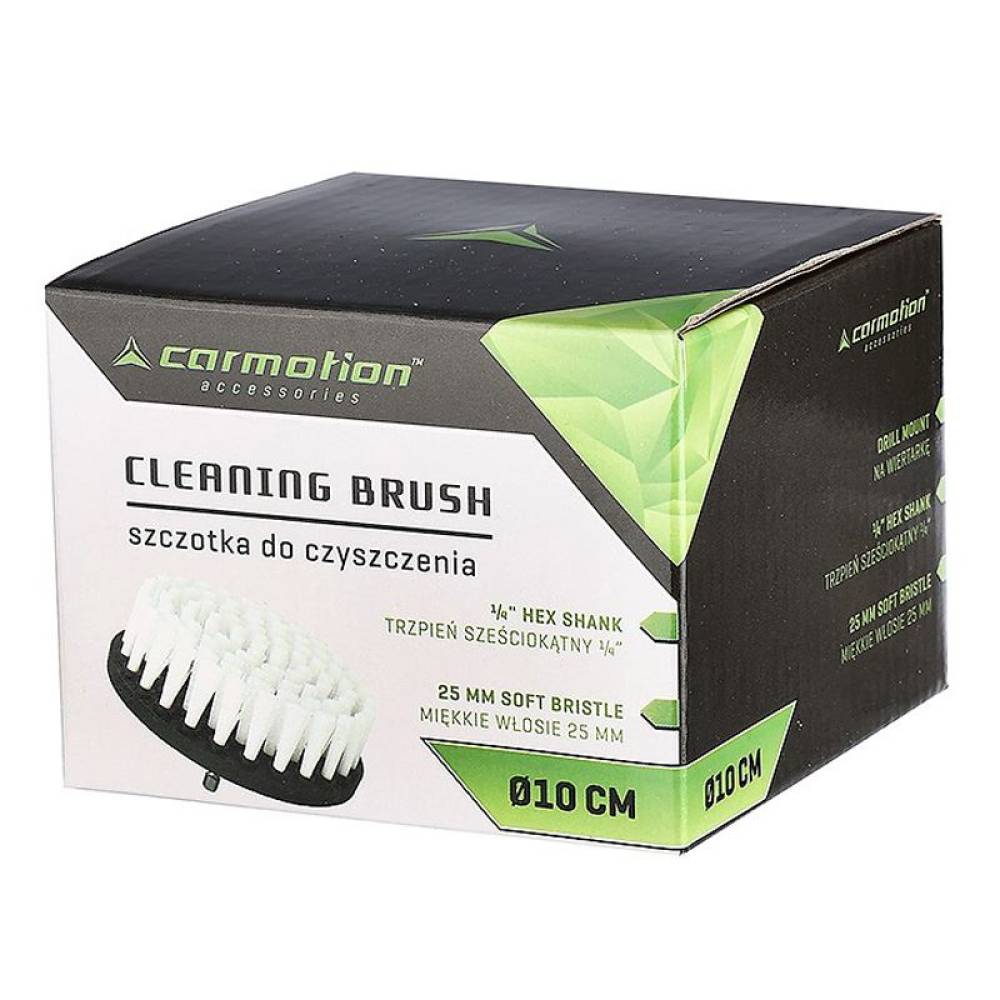 Perie curatat fi 10cm cu adaptor pentru bormasina 63506 Carmotion