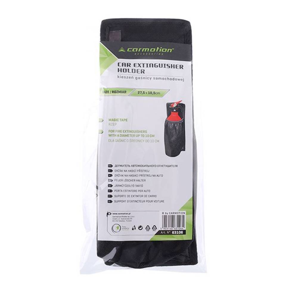 Buzunar cu velcro, pentru diverse utilizari: stingator, etc, fi10cm 27x10cm, Carmotion 63106 Buzunar cu velcro, pentru diverse utilizari: stingator, etc, fi10cm 27x10cm, Carmotion 63106
