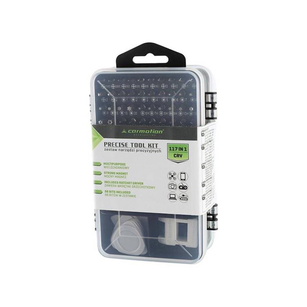 Trusa surubelnite de precizie 117 piese 63411 Carmotion Trusa surubelnite de precizie 117 piese 63411 Carmotion