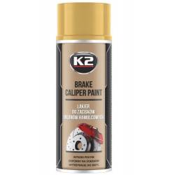 Spray vopsea etriere, temperaturi inalte 400ml, auriu Brake Caliper K2 L346ZL