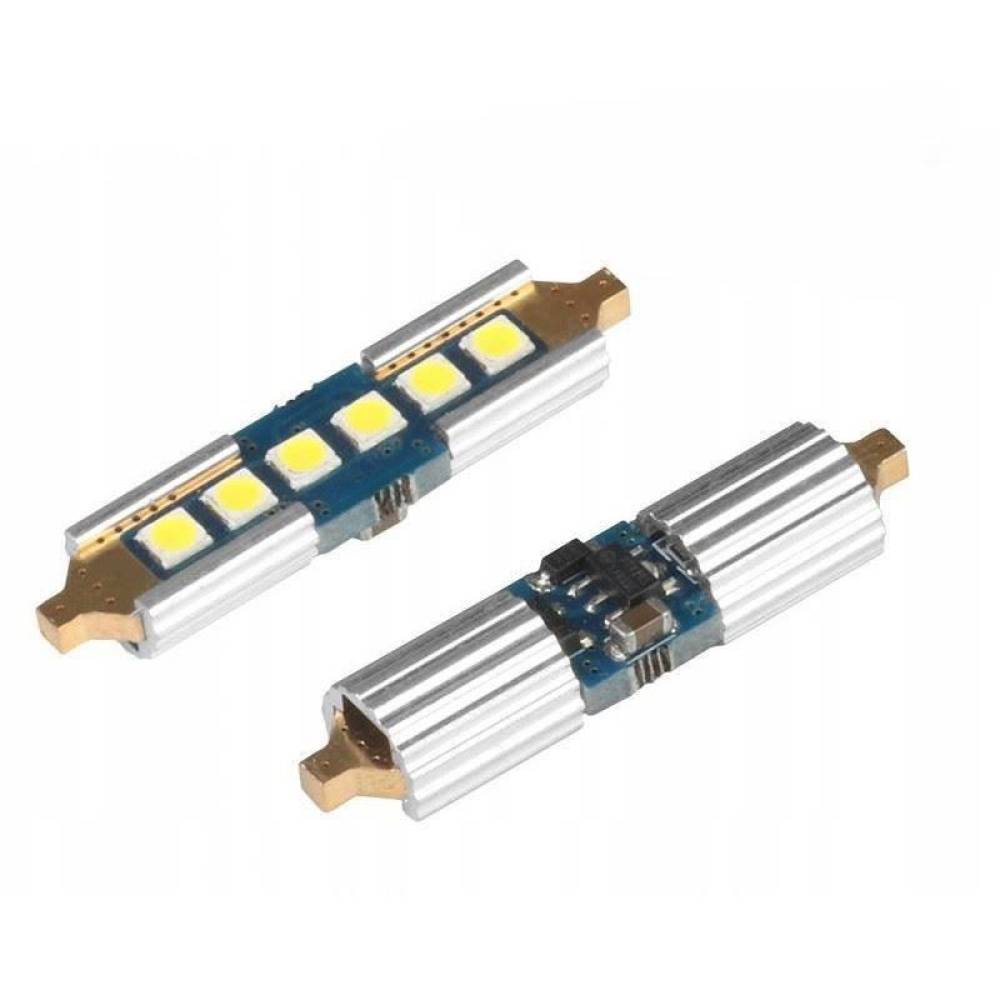 Set 2 becuri sofit 12/24V C5W 39mm cu LED Canbus Vision 58359 Carmotion Set 2 becuri sofit 12/24V C5W 39mm cu LED Canbus Vision 58359 Carmotion