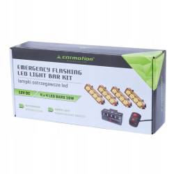 Set 4 proiectoare stroboscopice, LED 12V, 100x20, 86662 Carmotion