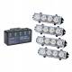 Set 4 proiectoare stroboscopice, LED 12V, 100x20, 86662 Carmotion