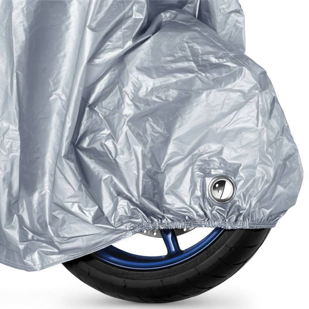 Prelata motocicleta, marimea S, cu gaura pentru lant antifurt, 183 x 89 x 119 cm Moto00S Sumex