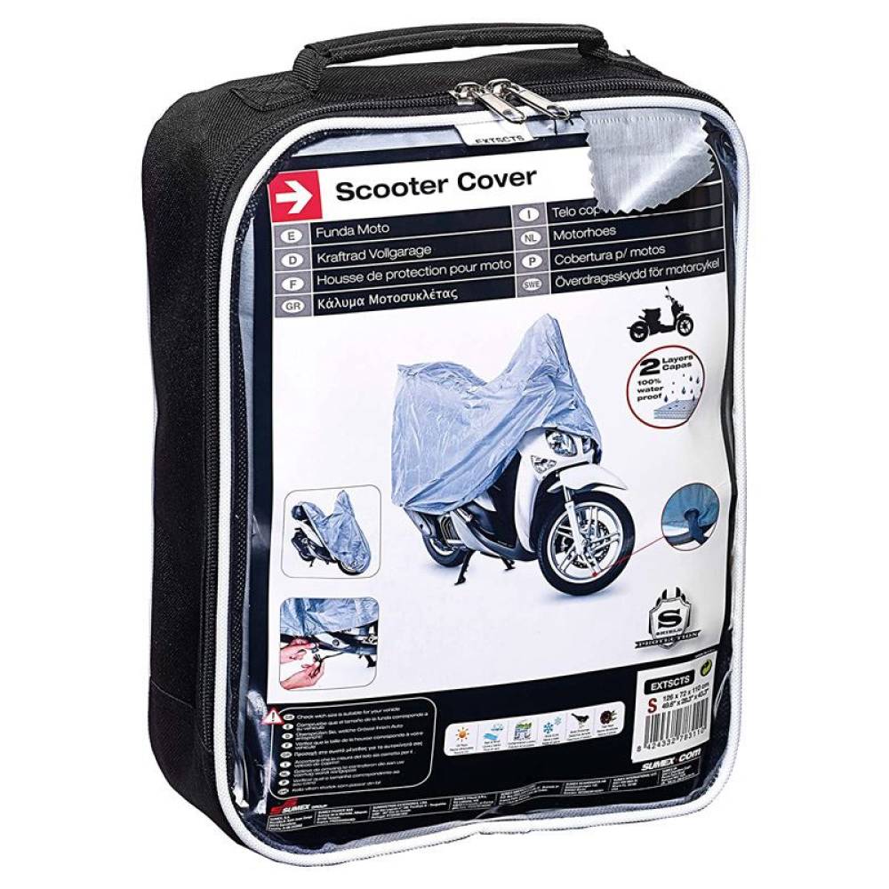Prelata moto scooter, marime S, 126x72x110cm EXTSCTS Sumex