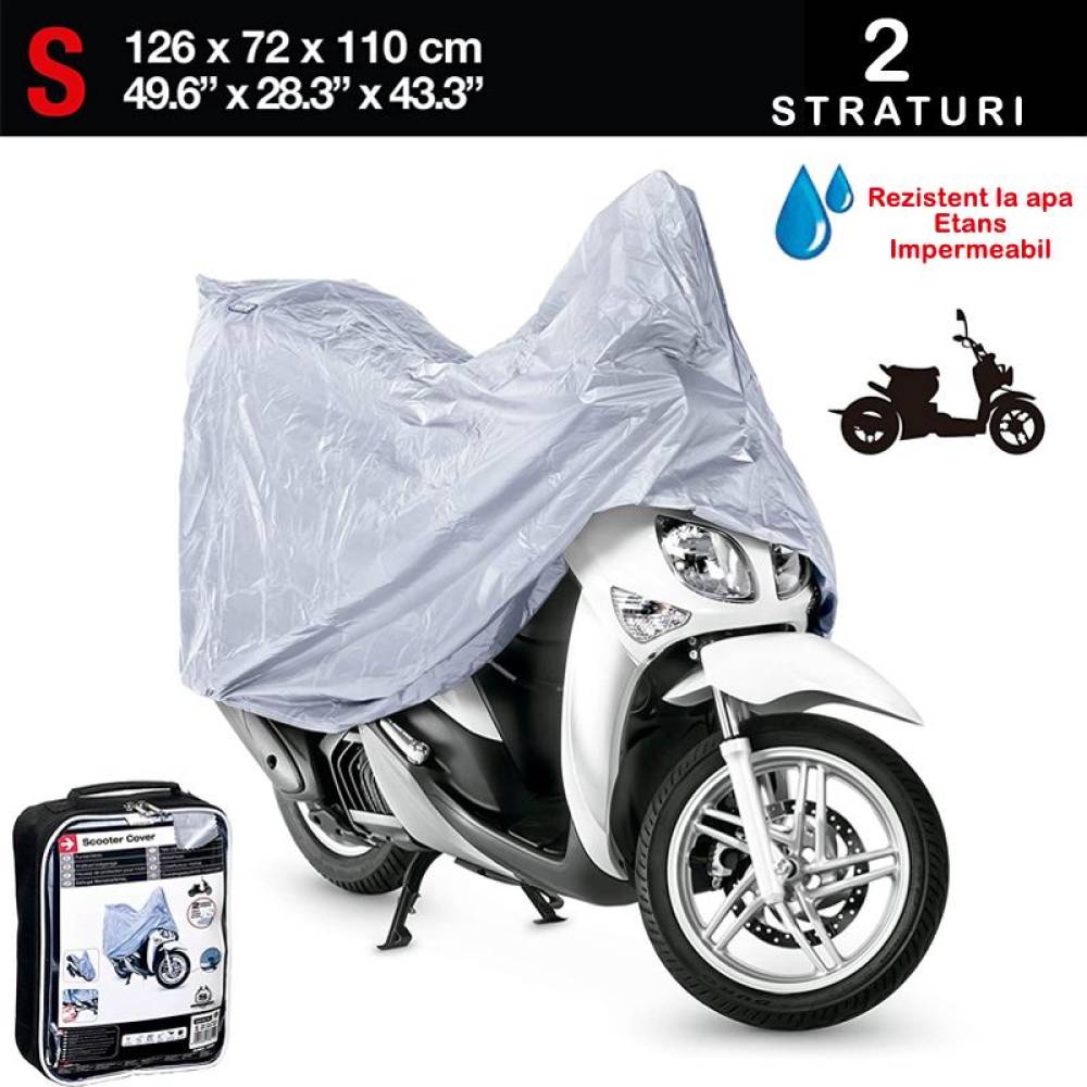 Prelata moto scooter, marime S, 126x72x110cm EXTSCTS Sumex
