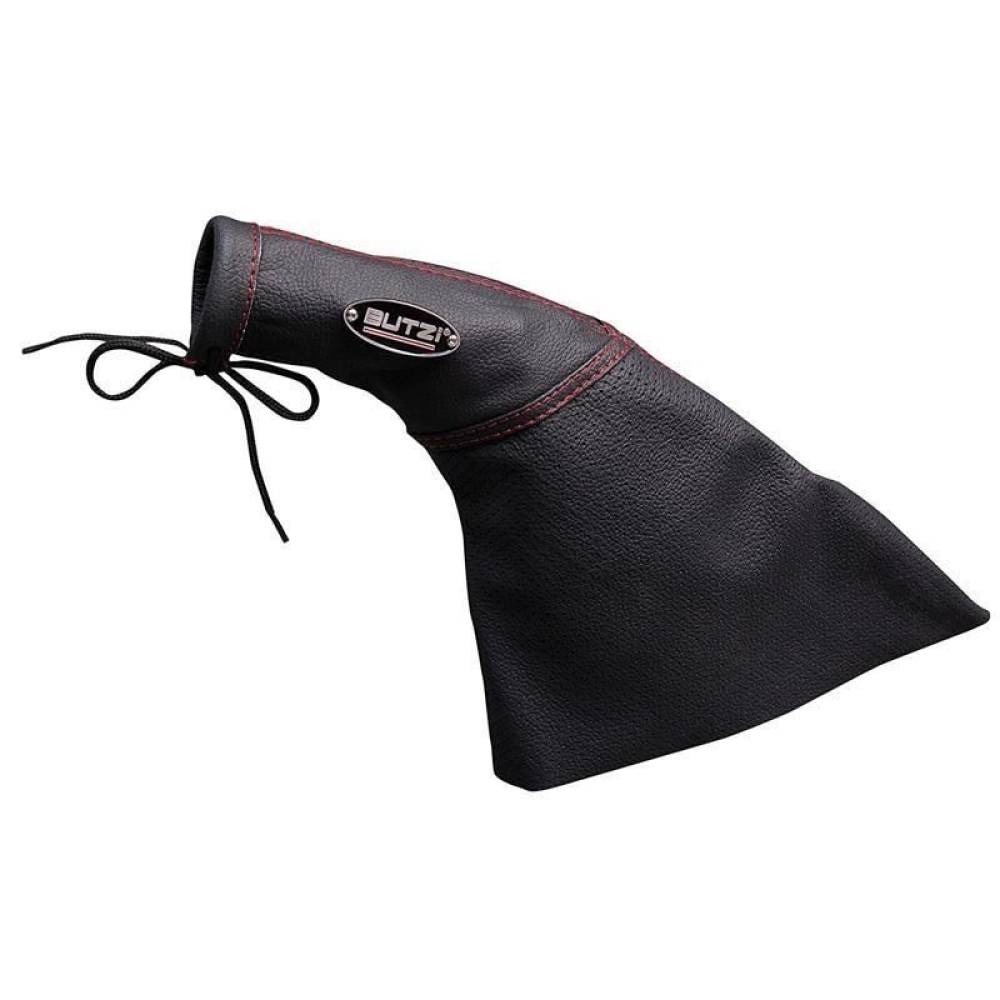 Husa frana mana piele perforata naturala neagra Butzi BZA4410
