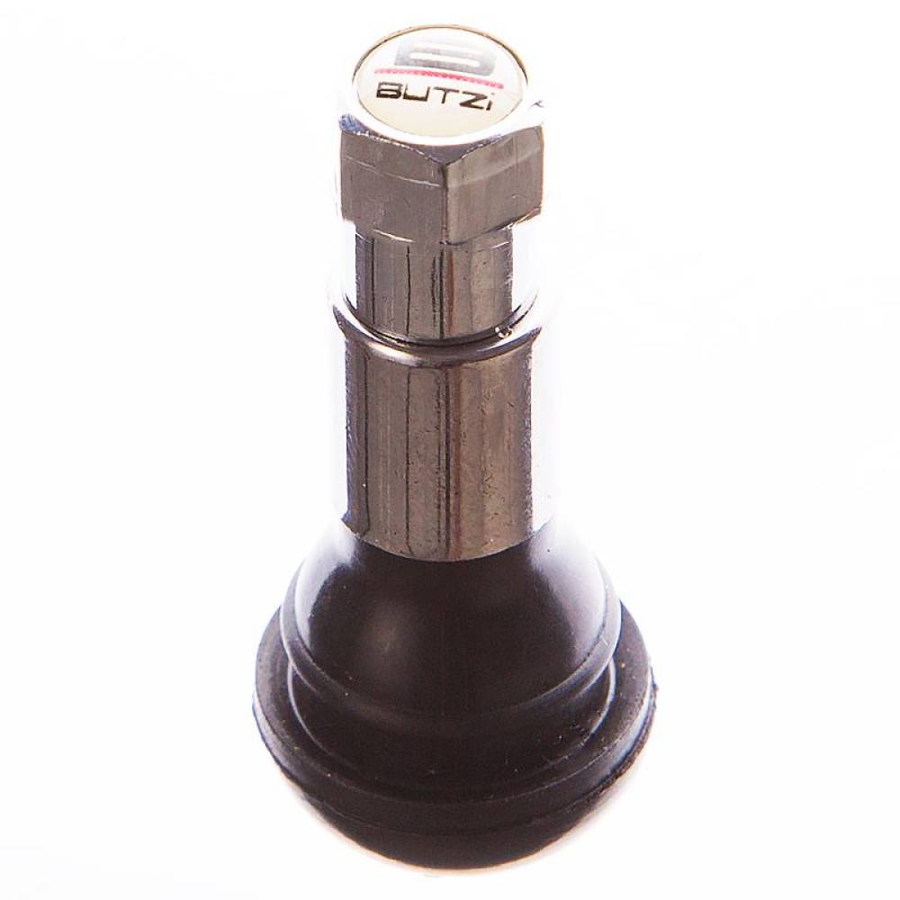Set 4 valve turism tubeless TR413C, cromata, BZA413C BUTZI