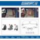 Suport cap cu laterale piele pentru dormit, pentru tetiera HLU2000 Car+