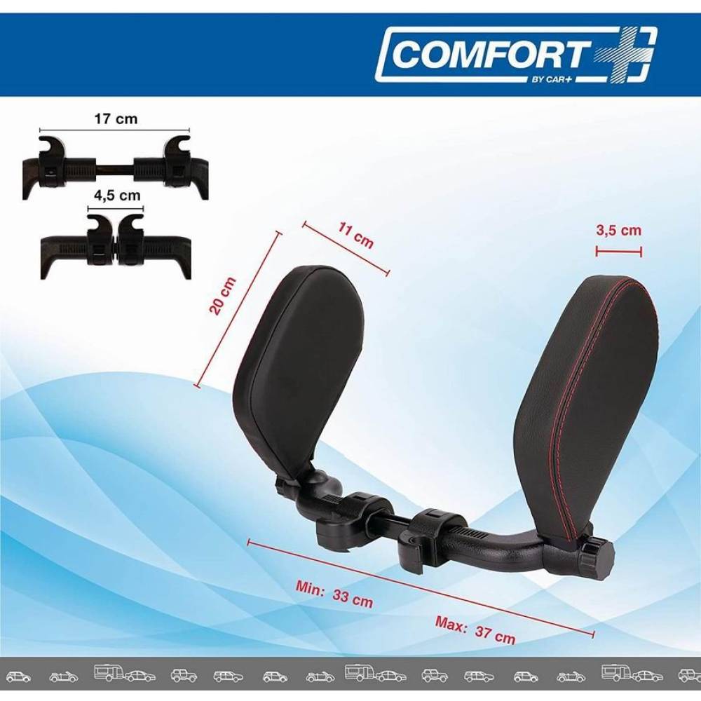 Suport cap cu laterale piele pentru dormit, pentru tetiera HLU2000 Car+