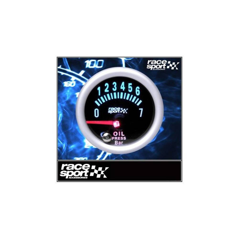 Ceas manometru presiune ulei, efect oglinda RFLX524 RaceSport