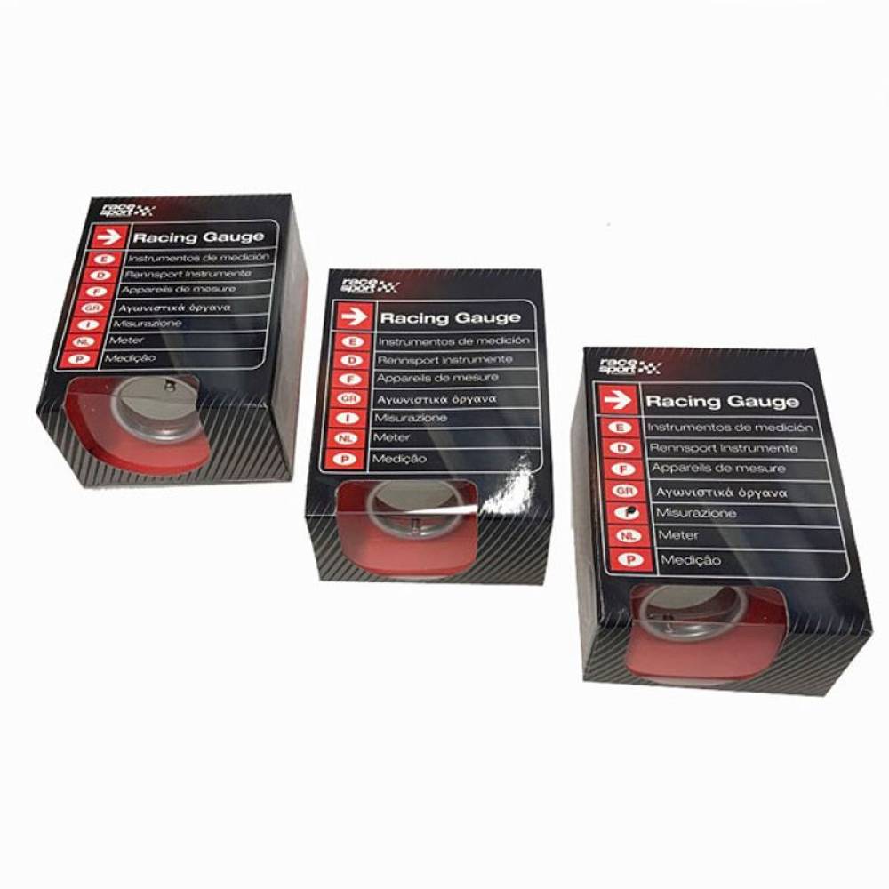 Ceas tahometru turatii, fi52mm, efect oglinda, 7 culori RFLX544 RaceSport