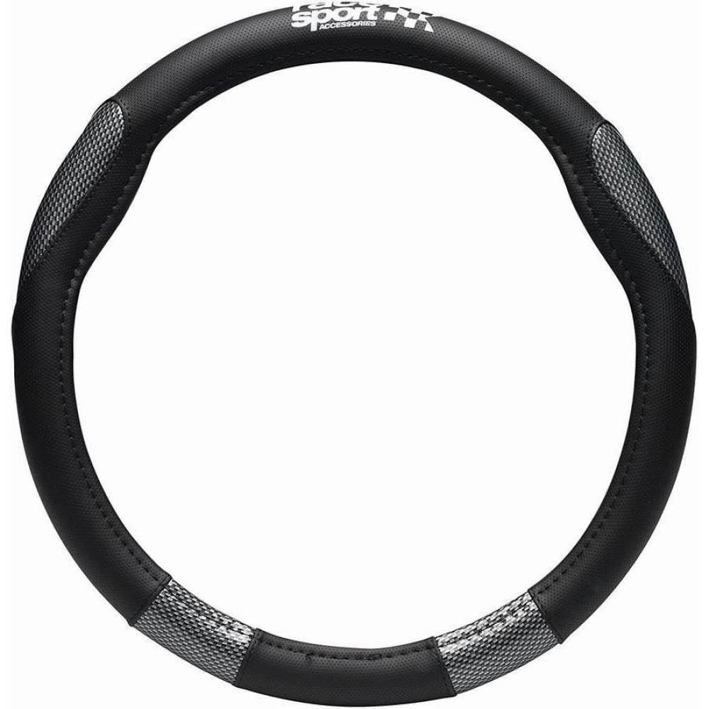 Husa volan 37-39cm, gravata RS, Carbon grip, 2505MM1 RaceSport
