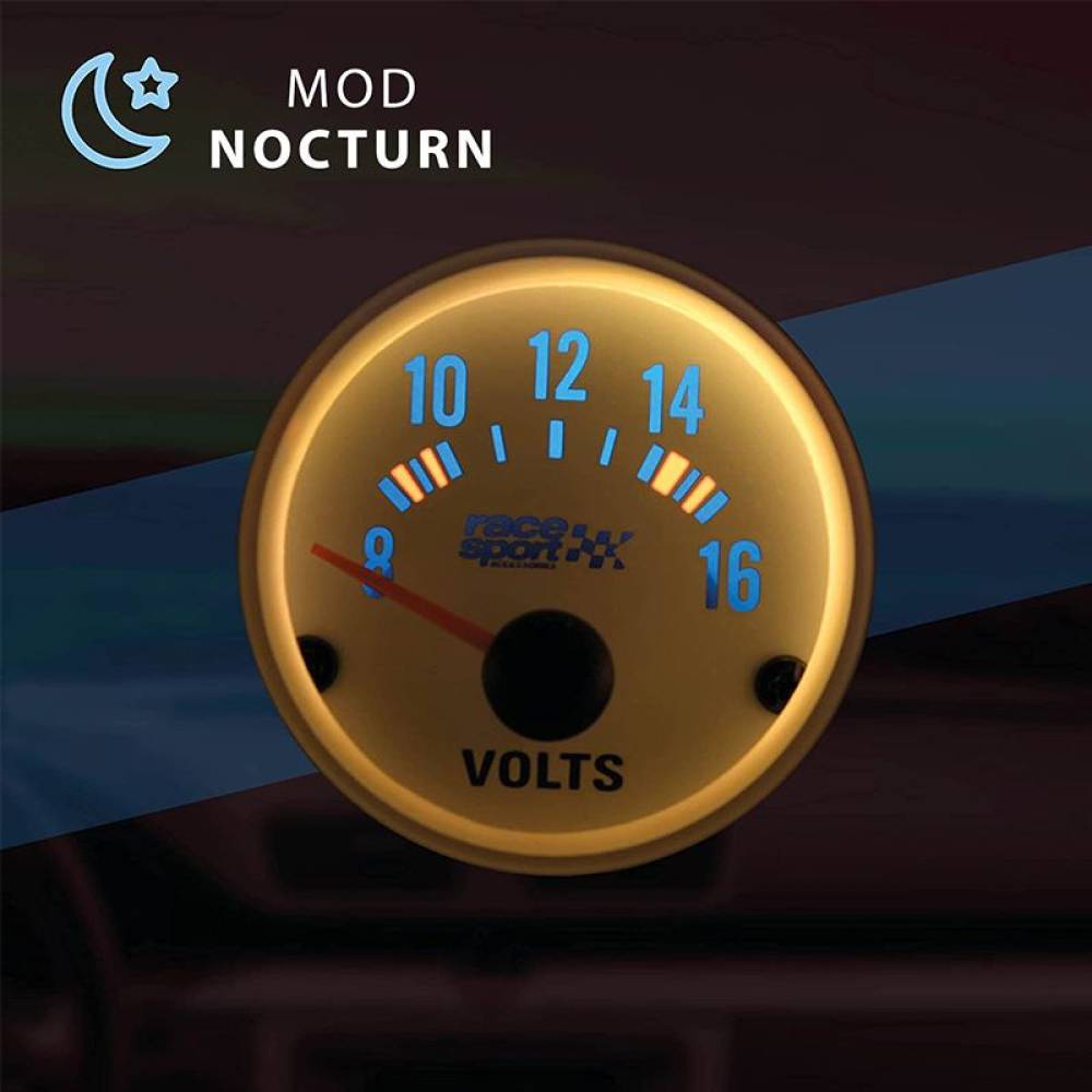 Ceas voltmetru GAUG484 RaceSport