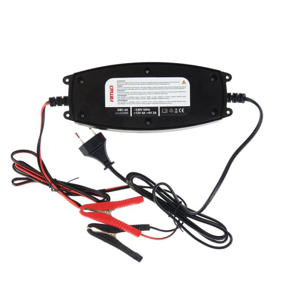 Redresor digital auto 6V/12V, 2A/4A, DVL DBC-4A  02088 Amio