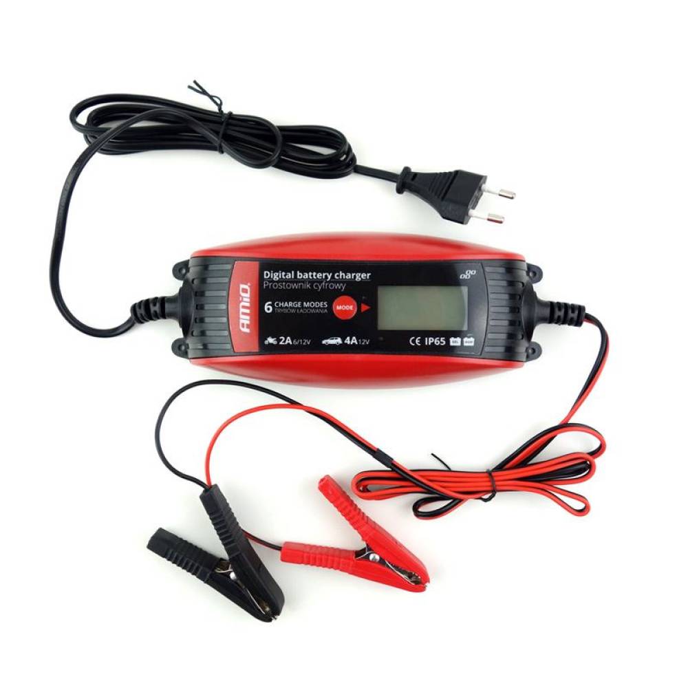 Redresor digital auto 6V/12V, 2A/4A, DVL DBC-4A  02088 Amio