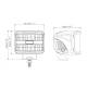 Proiector lucru 94x75 cu LED, 9-30V, 27W, 1608 lm, L0164 TruckLed Proiector lucru 94x75 cu LED, 9-30V, 27W, 1608 lm, L0164 TruckLed