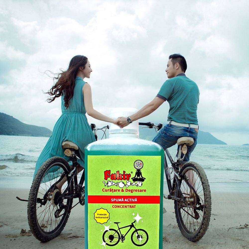 Spuma activa, curatare si degresare pentru biciclete FCD FAKIR 1L 20502