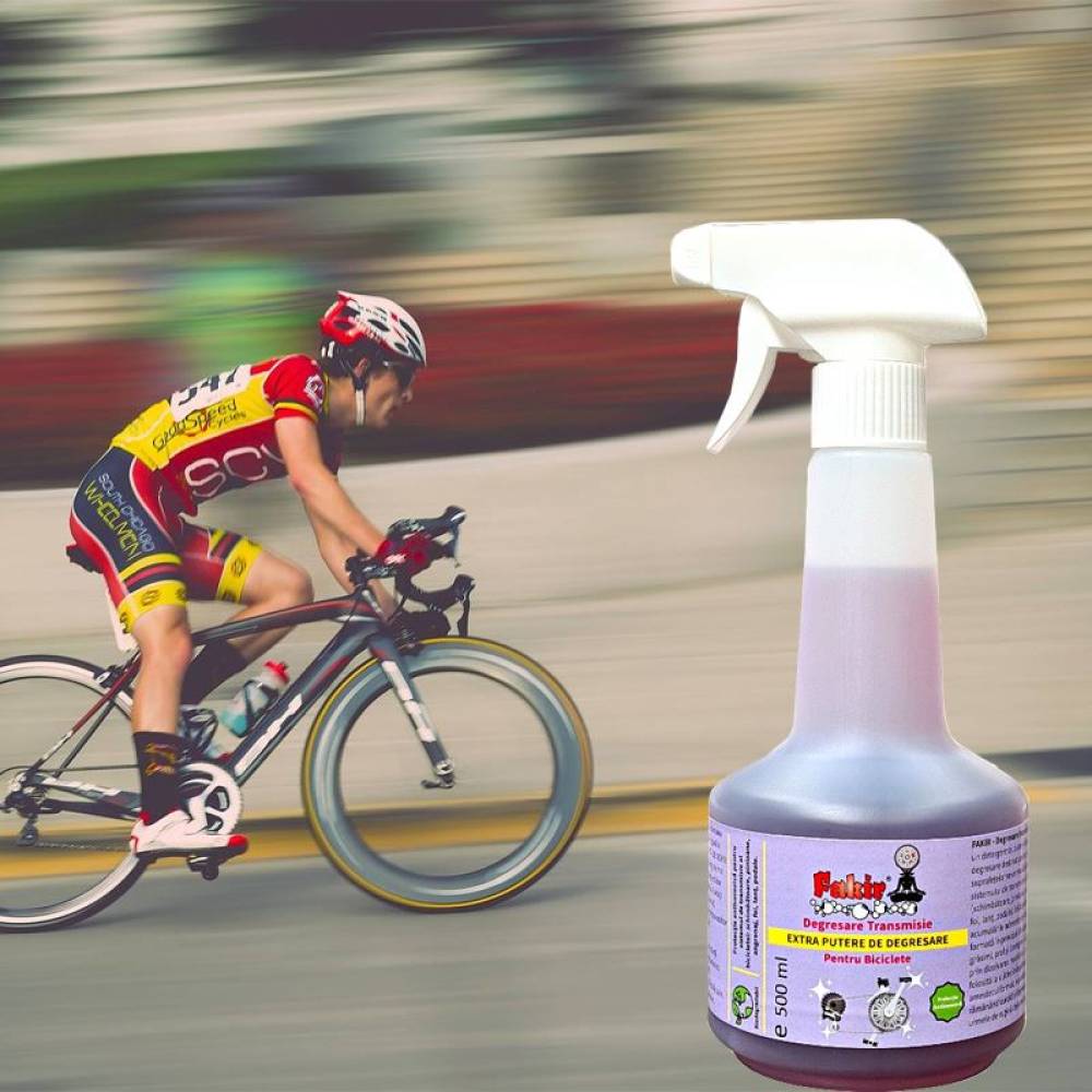 Solutie detergent degresare lant si sistem transmisie biciclete FDT 500ml Fakir 20504