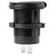Priza cu 2 USB cu LED rosu 12-24A, 4.2A , incastrabila, Mod04 02854 Amio