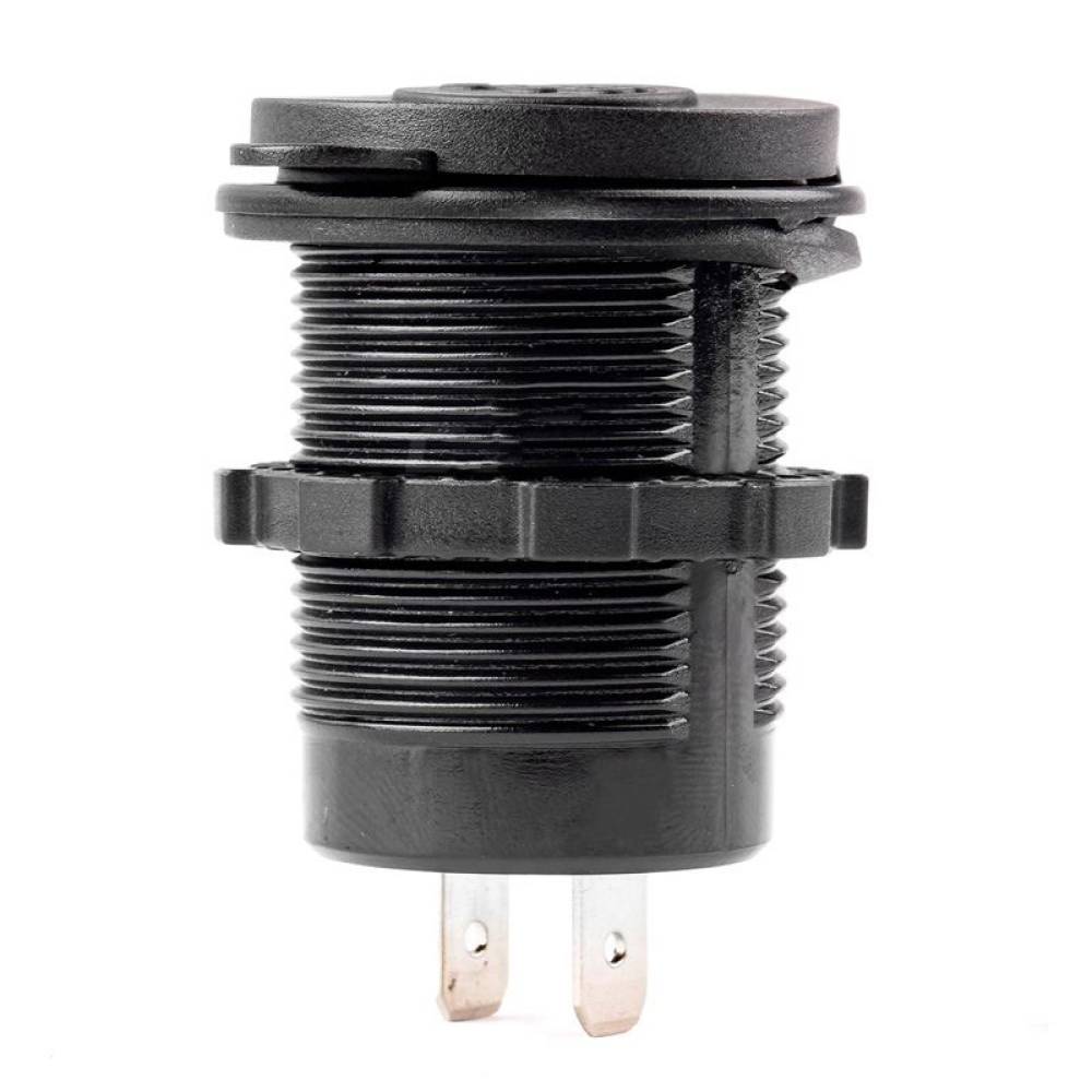 Priza cu 2 USB incarcare rapida, 12-24V, 1.5A, QC3.0 cu LED, incastrabila, Mod05 02855 Amio