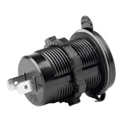 Priza cu 2 USB, USB si UsbC, cu LED, 12-24V, incastrabila, Mod08 02858 Amio