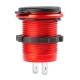 Priza cu 2 USB, USB si USB C, cu LED, 12-24V, incastrabila, Mod09 02859 Amio