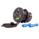 Priza cu 2 USB, tip C si USB Qc3.0, cu LED, 12-24v, cu voltmetru, incastrabila, Mod7 02857 Amio