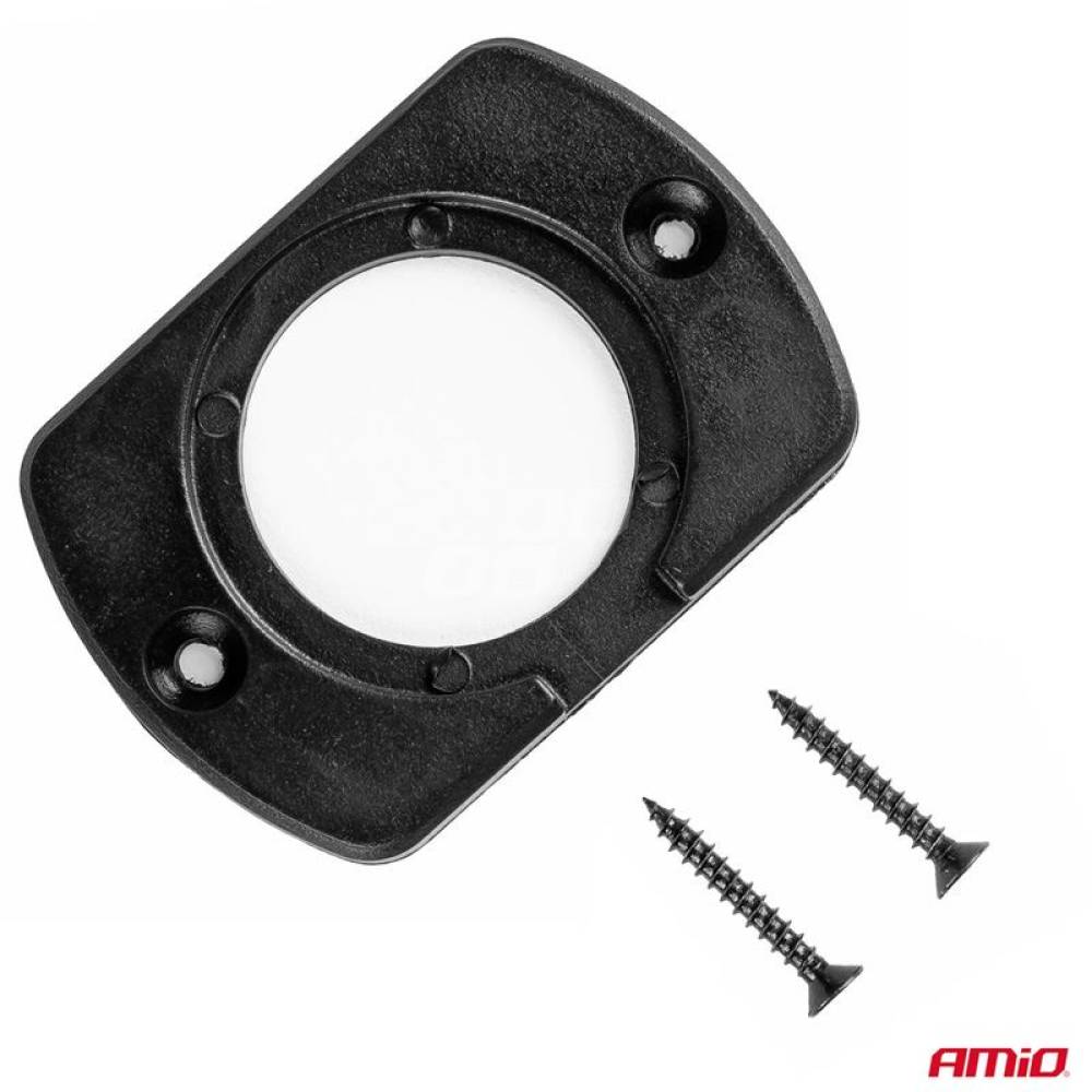 Panou montare priza rotunda 1 gaura Mod12 02862 Amio