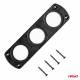 Panou montare priza rotunda 3 gauri Mod14 02864 Amio