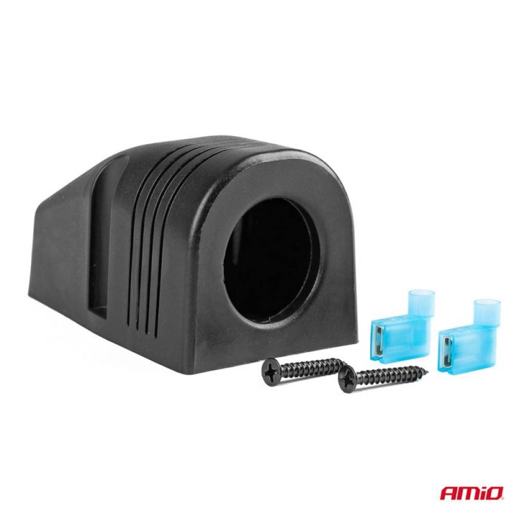 Panou aparent montare priza rotunda 1 gaura Mod15 02865 Amio