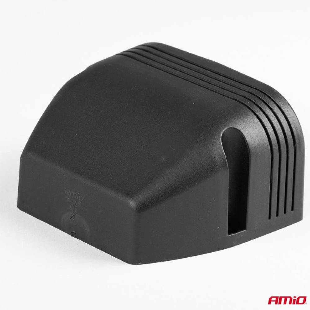 Panou aparent montare priza rotunda 2 gauri Mod16 Amio 02866