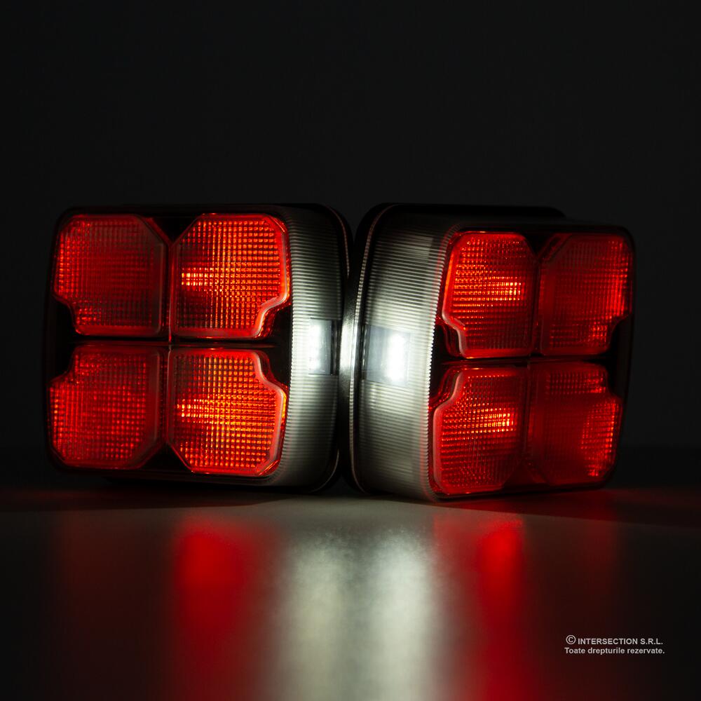 Lampa stop 110x102, 4 functii, SET 2 bucati, S008-5 H.L 