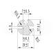 Cheder geam cu pana B2/B7 U650 B2B7 rola 50m, PRET/Metru liniar