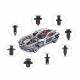 Set 620 cleme si elemente de fixare, 16 marimi diferite, 02831 Amio 