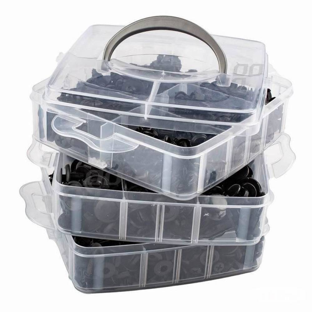 Set 620 cleme si elemente de fixare, 16 marimi diferite, 02831 Amio 