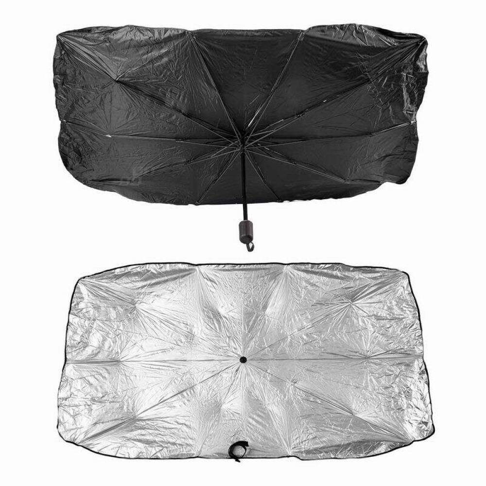 Parasolar parbriz pliabil, 140x79cm, tip umbrela cu husa, rezistent UV 02906 Amio Parasolar parbriz pliabil, 140x79cm, tip umbrela cu husa, rezistent UV 02906 Amio