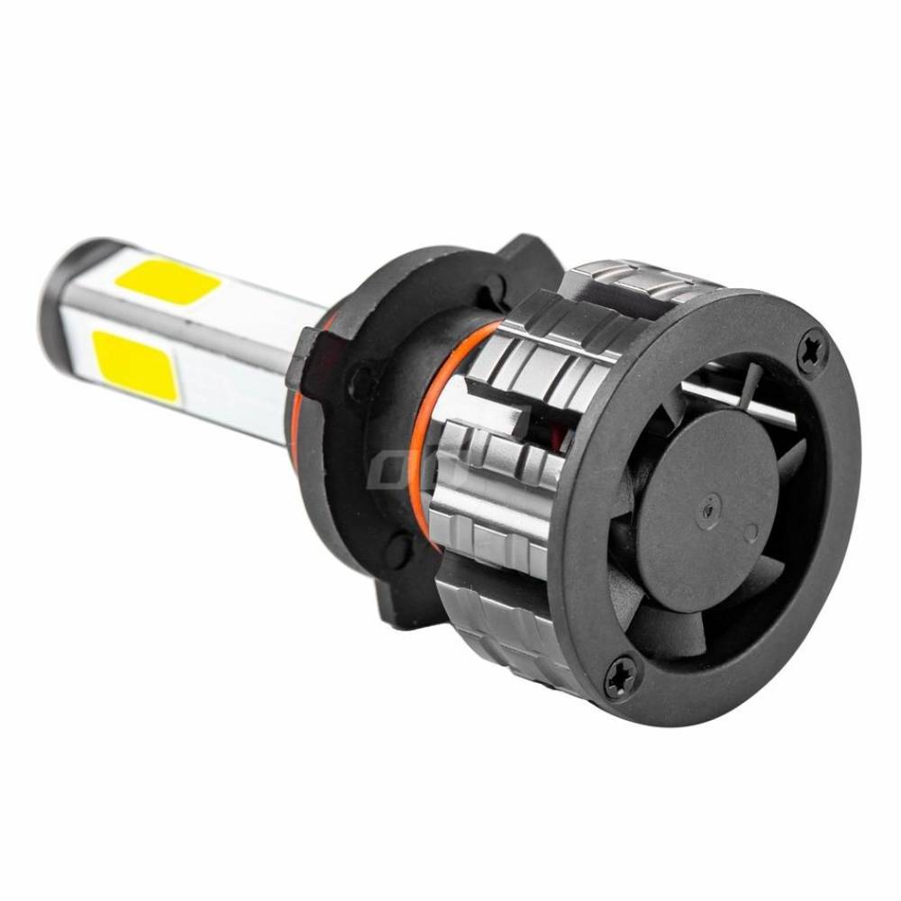 Set 2 becuri HB3, LED, 12-24V, 38W, 3200lm, 6500K, 4 Side Series, 02846 Amio