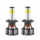 Set 2 becuri HB3, LED, 12-24V, 38W, 3200lm, 6500K, 4 Side Series, 02846 Amio