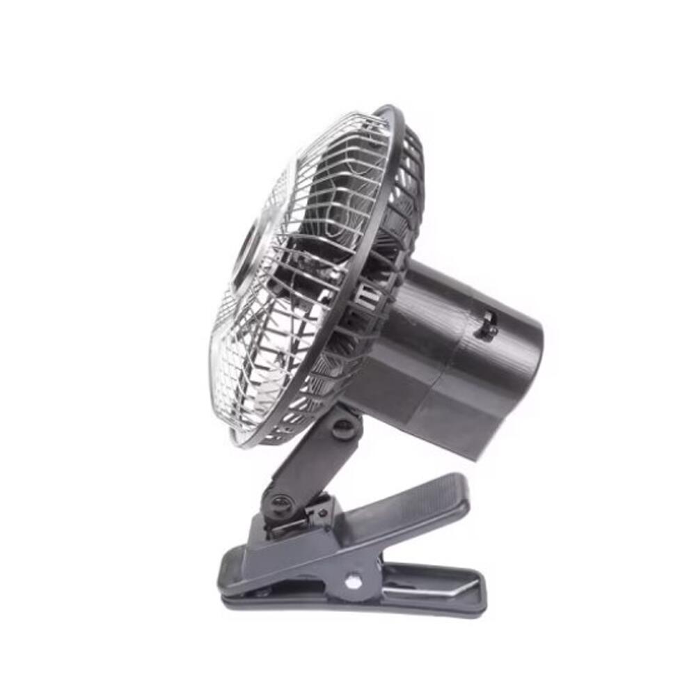 Ventilator 24V, fi17cm, metalic, prindere clema, cu intrerupator 6