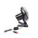 Ventilator 24V, fi17cm, metalic, prindere clema, cu intrerupator 6