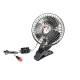 Ventilator 24V, fi17cm, metalic, prindere clema, cu intrerupator 6